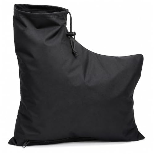 Leaf Blower Storage Bag For Most Blower Vacuum/Mulcher/Shredder Models, Tear Resistant Non-Woven Fabric, Adjustable Garden Shredder Bag With Drawstring, Yard Debris Collector