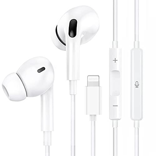 Aomlike Ecouteur Compatible avec iPhon..e Filaire avec Contrôle Volume et Micro, Écouteurs Compatible avec iPhon..e 14 Pro/13/13 Pro/12/12Pro/SE/11/11Pro Max/XS Max/X/XR/8/7