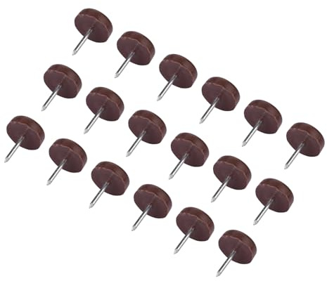 Möbelgleiter für Tisch- und Stuhlbeine, 100 Stück, 18 mm rund,