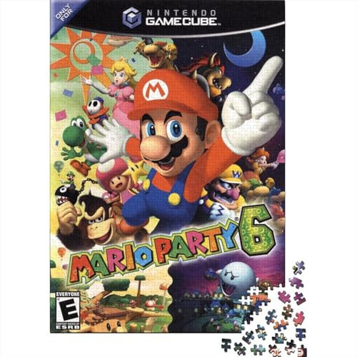 Super Mario Poster 1000-Puzzleteile Puzzle Für ErwachseneChallenge SpielzeugGeschenke Für Erwachsene100% RecyclingkartonGeeignet Für Erwachsene Und Kinder 1000pcs (75x50cm)