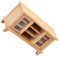 Kisangel Dollhouse Mini Tv Cabinet 1:12 Scale Mini Furniture Diy Kit Perfect for Dollhouse Decor