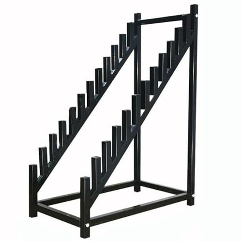 GLETSF Multi-Layer Porcelain Tile Sample Shelf, Standing Floor Tile Display Rack, Floor Tile Sample Holder, Metal Ceramic Tile Door Stand Holder, For Exhibition Halls-Without Wheels-W35cm