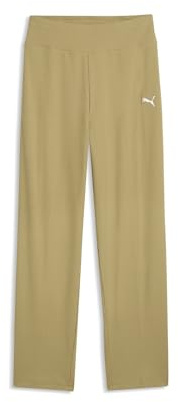 Puma Girl's Ess Elevated High Waist Straight Leg Rib Pants G Knitted Pants
