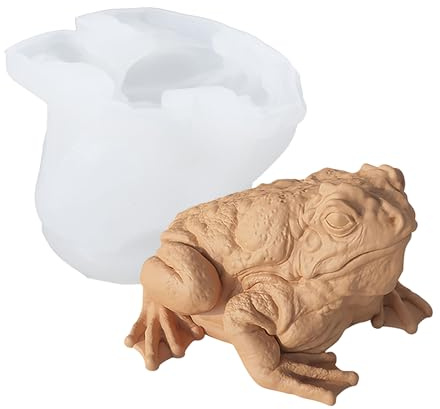 Moldes de silicona de forma fácil de desmoldar para resinas epoxi, jabón, decoración del hogar, figuras de cemento, moldes de silicona de animales