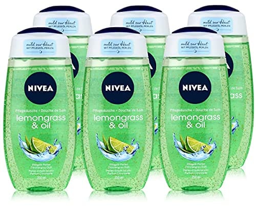 Nivea Lemongrass & Oil Women's Shower Gel 250 ml Pack of 6