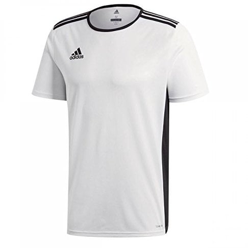 Adidas Kids Entrada 18 Jersey - White/Black, Size 152