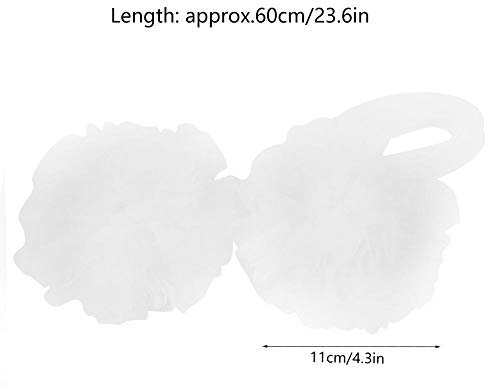 Zerodis Baby Moskitonetz Ball Wand Anhänger Baby Bett Hochzeit Party Outdoor DIY Hängende Dekoration(Weiß)