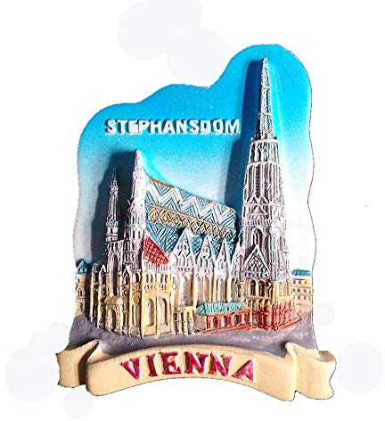 St. Stephans Kathedrale Wien Österreich Kühlschrankmagnet Souvenir Geschenkkollektion Zuhause Küche Dekoration Whiteboard Magnetaufkleber Stephansdom Wien Kühlschrankmagnet