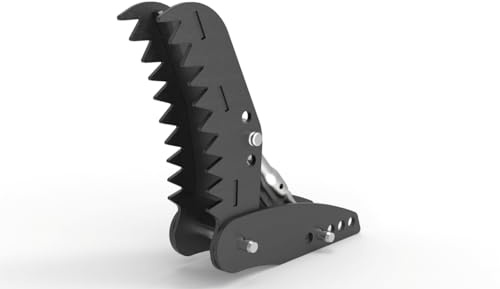 Joma-Tech | Baggerdaumen für Minibagger 3-5 t | mechanisch mit Oberlenker | robuste Greifhilfe für Bagger | vielseitig für Erdarbeiten & Abbruch