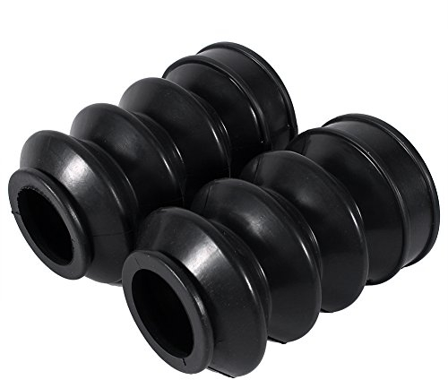 Gorgeri Ghette 1 paio da 39 mm in gomma per forcella anteriore per motocicletta, Ghette per copri forcella Gators Stivali per Sportster Dyna FX XL 883