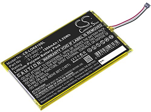 TCTK Akku 1500mAh Kompatibel mit [Logitech] IIIuminated Keyboard K810, K810 Ersetzt 533-000114 FBA