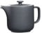 Ritzenhoff & Breker Kanne Jasper, Steinzeug, 1,4 Liter, Teekanne/Kaffeekanne in moderner Trendfarbe, Mattglasur & Soft-Touch-Haptik, Grau