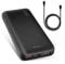 Miady Power Bank 24000mAh PD 20W QC3.0 Powerbank USB C (Input&Output), 3A Schnelles Aufladen Externer Akku kompatibel mit iPhone, iPad, Samsung, Galaxy, Tablet, Schwarz