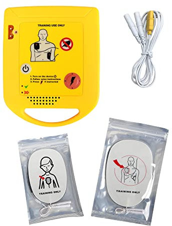 Mini AED Trainer, XFT-D0009 AED Praxis Trainingsgerät, Englisch Sprachansagen Erste Hilfe Zugmaschine für automatisierten externen Defibrillator Auszubildende Student Geschenkidee