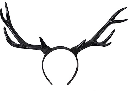 FRCOLOR Geweih Haarreifen Hirschgeweih Kostüm Stirnband für Weihnachten - Kopfschmuck für Cosplay