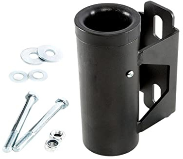 kowaku Hantelstangen Organizer Halterung Langhantelhalter Vertikale Aufbewahrung für Power Cage, Silberne Accessoires