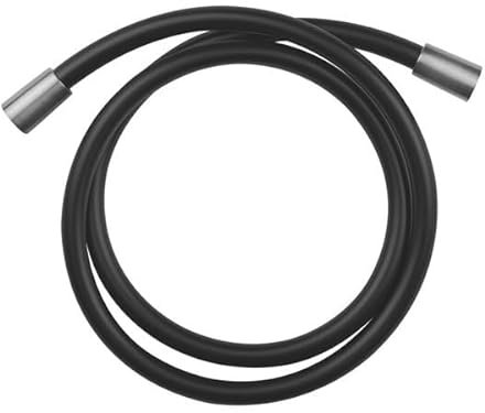 Gessi Brauseschlauch Darkflex 1500 mm mit konischer Mutter 1/2 Schlauch immer schwarz, Verbindungsstücke aus Metall in Oberfläche nach Wahl, 54137735, Farbe: Warm Bronze gebürstet PVD
