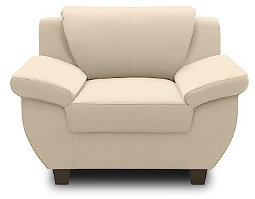 DOMO. collection Sessel Panama, Polstersessel, Einzelsessel, Sofa Garnitur, 3-2-1 Sessel, 91 x 108 x 80 cm (TxBxH), beige