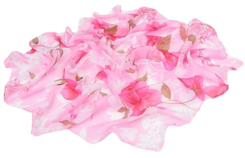 FAIRYGATE Seidenschal Damen Elegante Chiffon Seidentuch Haare Elegant Satintuch Halstuch Seide Bandana Tuch Kopftücher Taschentuch Ansatz Scarf DA2808