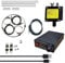 K-480WLA Portable Shortwave Radio Active Loop Antenna 0.5MHz-500MHz Full Band Radio Antenna LW/MW/SW/FM/VHF/HF/Air 6 Meters 30dBi SDR Ham Radio Antenna with 1800mAh Battery（Built-in Filter）