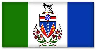 WildeBabsKLBT Yukon Territory Canada City K547 Hochwertiger Premium Auto-Aufkleber Sticker Decal Autoaufkleber Aufkleber-Folie 12cm