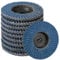 SIFANG Fächerscheibe 76 Metall Korn 60 Flex Schleifscheiben, 10 Stück mini flexscheiben 76mm Winkelschleifer Zubehör für Metall Holz Stahl Schnelles und Präzises Schneiden