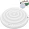 BEAHING Aufschlauchbarer Whirlpool-Deckel, 145 cm energiesparende Spa-Abdeckung Rundes Whirlpool-Abdeckung mit winddichtem Griff ＆ Regenschutz-Whirlpool-Beschützer Deckel