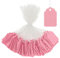 200 Stück Rosa Geschenkanhänger, 45 X 35 mm Preisschilder Etiketten Anhänger Etiketten zum Beschriften Preisauszeichner Papier Preisetiketten Etiketten für Kleidung, Schmuck Display, Geschenk