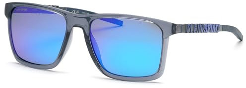 PHILIPP PLEIN SPORT Herren Skyblade Sonnenbrille, Grau (Shiny Asphalt Grey), 59/16/145