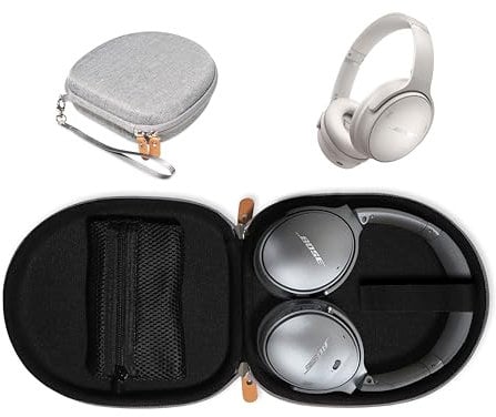 CaseSack - Case for Bose QuietComfort Bluetooth Headphones, Wireless Headphones, Noise Cancelling Headphones and Microphone (Tweed)