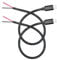 Riertostng USB C to 2 Pin Bare Wire Open End Power Cable 11inch, 20AWG 5V/5A USB Type C Male Plug 2 Pin Pigtail Cable, for USB Type C Equipment Installed or Replacement Repair DIY Cable - 2Pcs