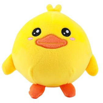 I-TOTAL® - Weiches Squishy Kissen aus Memory-Schaum 14 cm Durchmesser, Squishy Pillow (Duck)