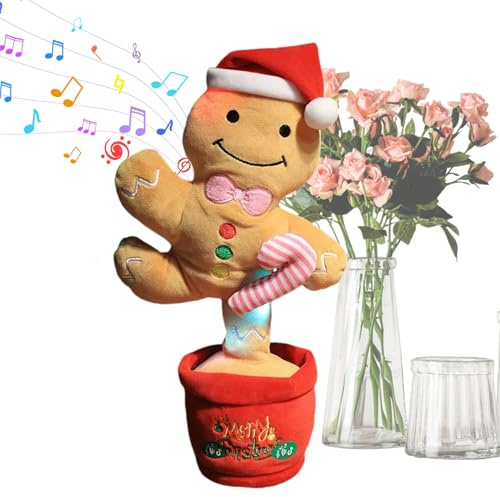 Générique Tanzender Weihnachtsbaum, elektrisch, singend und | Dekoration für Haus für Thanksgiving Büro Geburtstag Schule – Wohnung