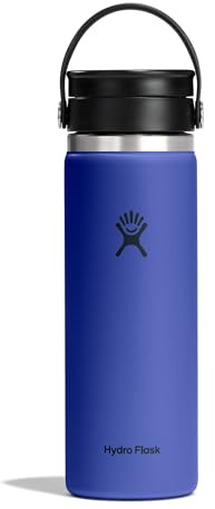 Hydro Flask – Wide Flex Sip Lid Coffee 591 ml (20 oz) | Auslaufsicher, isoliert, passend für Getränkehalter – Kalt 24 Std., heiß 12 Std. – Capri Blue