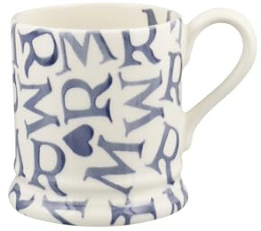Emma Bridgewater M.R Blue 1/2 Pint Mug
