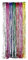 Tytroy Schimmernde Türvorhänge mit Fransen, Metallic-Folie, Lametta, 91 x 20,3 cm, 1 Stück, Regenbogen