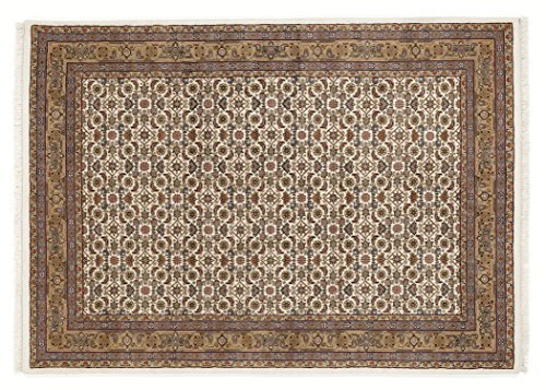 BADOHI HERATI echter klassischer Orientteppich handgeknüpft in creme-beige, Größe: 200x300 cm
