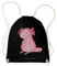 Mr. & Mrs. Panda Sportbeutel Axolotl Niedlich - Geschenk, zufrieden, Sportzubehör, Turnbeutel, Liebe, Stoffbeutel, Beutel Rucksack, Molch, fröhlich,