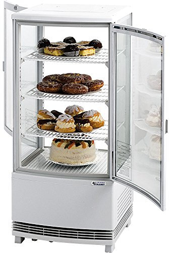 Kühlvitrine mit zwei Türen, 86 Liter, Abmessung 429 x 425 x 980 mm (BxTxH)