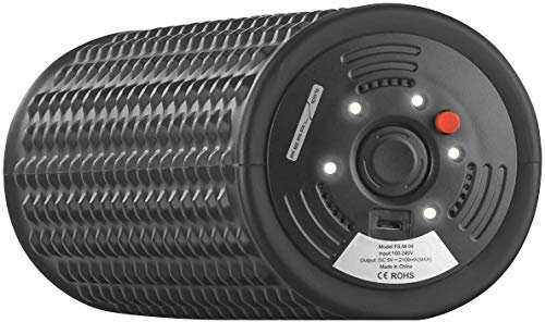 PEARL sports Massagerolle: Elektrische Faszienrolle mit 5-stufiger Vibration und Akku, Ø 85 mm (Massagerolle elektrisch, Vibrierende Faszienrolle, Faszien Massagegerät)