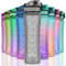 KITART 450ml Kids Sports Water Bottles for School with Chug Lid (Grey)