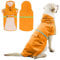 PETCUTE Hunderegenmantel mit Kapuze,Wasserdicht Hunde Regenmantel mit Reflektierenden Streifen,Verstellbarer Hunde Regenjacke mit Kragenloch für Kleine Mittelgroße und Große Hund,M