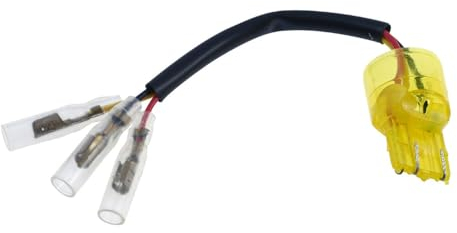 2EXTREME Rücklicht-Adapterkabel TYP 5 kompatibel für Birnenfassungen (W3x16Q Glassockelbirnen)