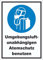 HB-Druck Umgebungsluftunabhängigen Atemschutz benutzen Schild A3 (297x420mm)