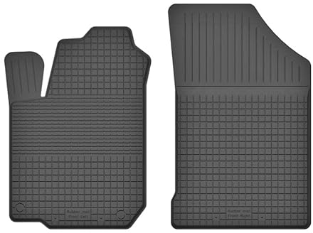Gummimatten Automatten Gummifussmatten Gummi Fußmatten für Renault Clio II Bj. 1998-2010 VORNE Fahrer-und Beifahrermatte U_C