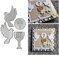 Vogeltauben-Stanzformen für Kartenherstellung, Vogeltauben-Stanzformen, Stanzschablonen für DIY, Scrapbooking, Fotoalbum, dekorative Prägepapier-Stanzformen für Kartenherstellung, vorlagen
