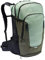 VAUDE Fahrradrucksack Bike Alpin 25+5 in grün, Rucksack Fahrrad wasserabweisend Damen & Herren, geräumiger Rucksack fürs Fahrrad mit Rückenbelüftung, reflektierende Elemente & Volumenerweiterung