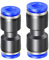 ERGAOBOY 40 pièces, tubes de diamètre extérieur 10 mm 12 mm, kits de raccords Push to Connect, connecteurs pneumatiques droits (PU10 PU12)