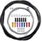 Xelparuc Bike Brake Set, 2.5 m Brake Cable Set Black, 12 PCS Aluminum Alloy Brake Cables End Caps, for Road Bike/Mountain Bike/Road Bike, Replacing Brake & Shift Cables