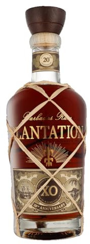 PLANTATION RUM - XO 20th Anniversary - Rhum Vieux Ambré - Origine : Barbade - Notes de Vanille, Cacao & Epice - 40 % Alcool - 175 cl